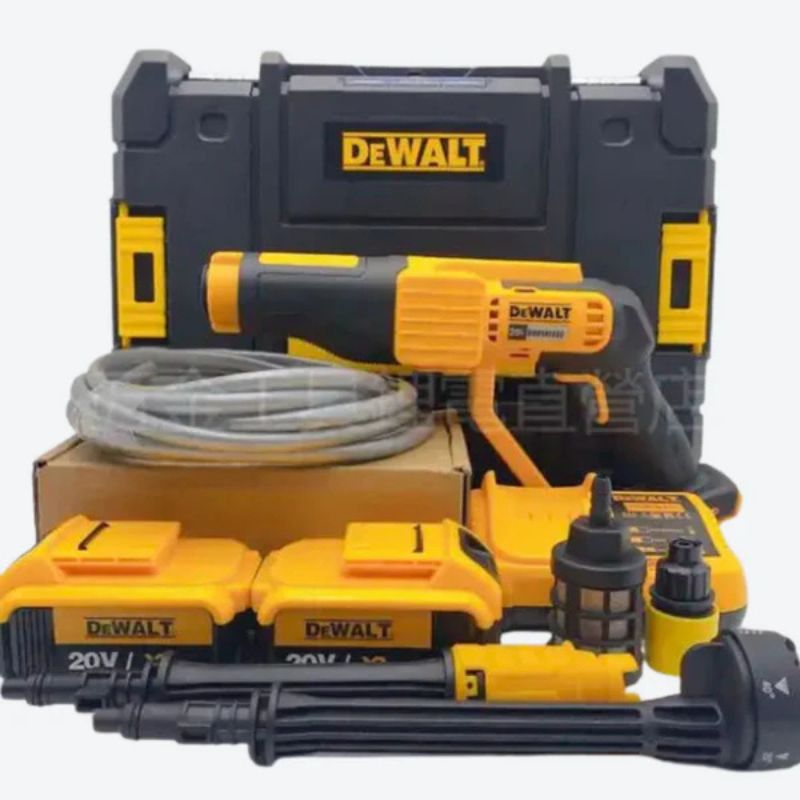 KIT DEWALT ORIGINAL: MINI MOTOSIERRA + HIDROLAVADORA PORTÁTIL + 26 ACCESORIOS + 4 BATERIAS PROMOCION CIERRE DE LA TIENDA