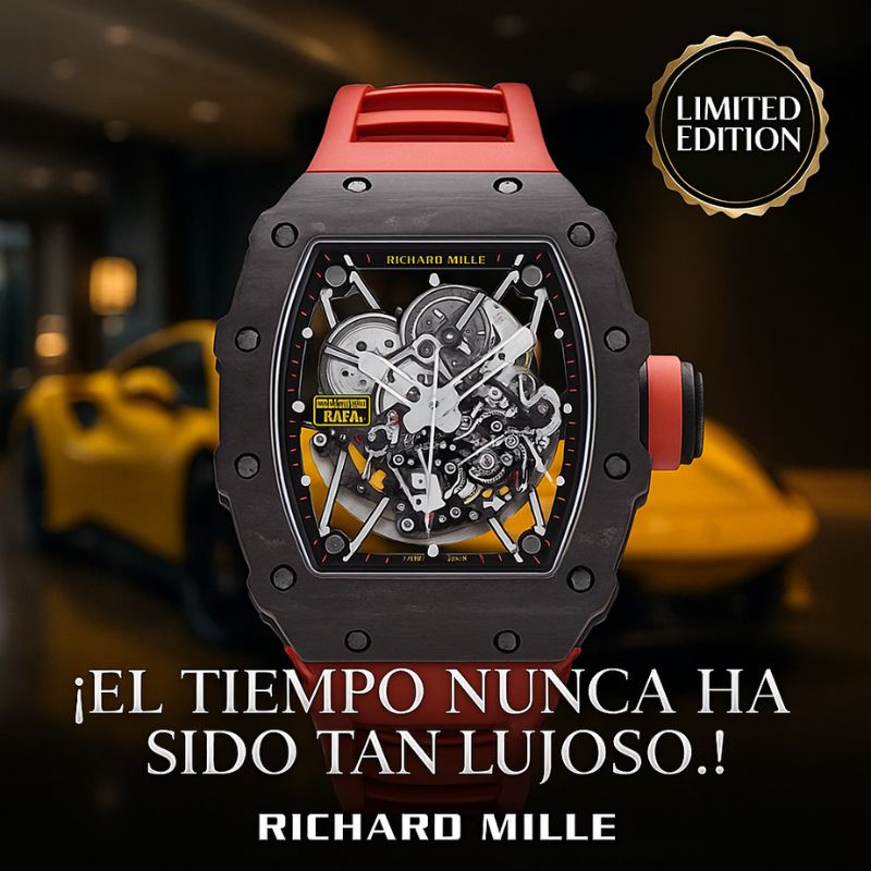 RELOJ RICHARD MILLE RM 35-02 DE CARBONO - PROMOCION CIERRE DE LA TIENDA