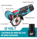 [PROMOCIÓN DE ANIVERSARIO]  Combo Amoladora Angular Profesional Inalámbrica - (2 Discos + 2 Baterías + Maletín)  🎁