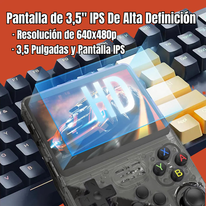 Anbernic™ PLUS Retro Arcade de Bolsillo [Más de 15.000 juegos clásicos]