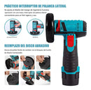 [PROMOCIÓN DE ANIVERSARIO]  Combo Amoladora Angular Profesional Inalámbrica - (2 Discos + 2 Baterías + Maletín)  🎁