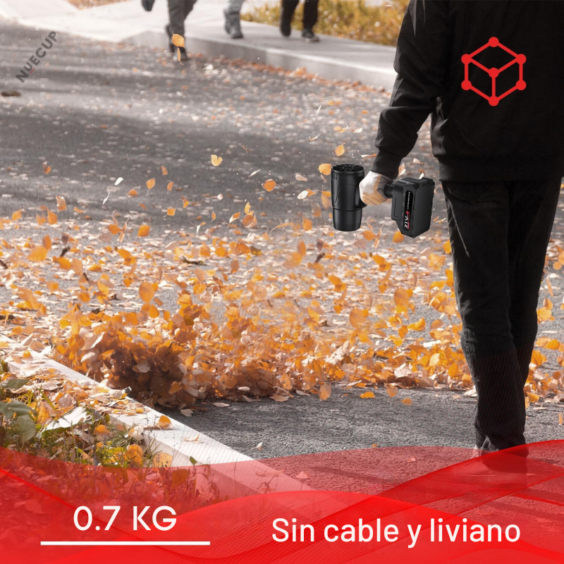 (LIQUIDACIÓN DE EXISTENCIAS) Soplador de Aire Potente + 2 Baterías de Regalo  🎁