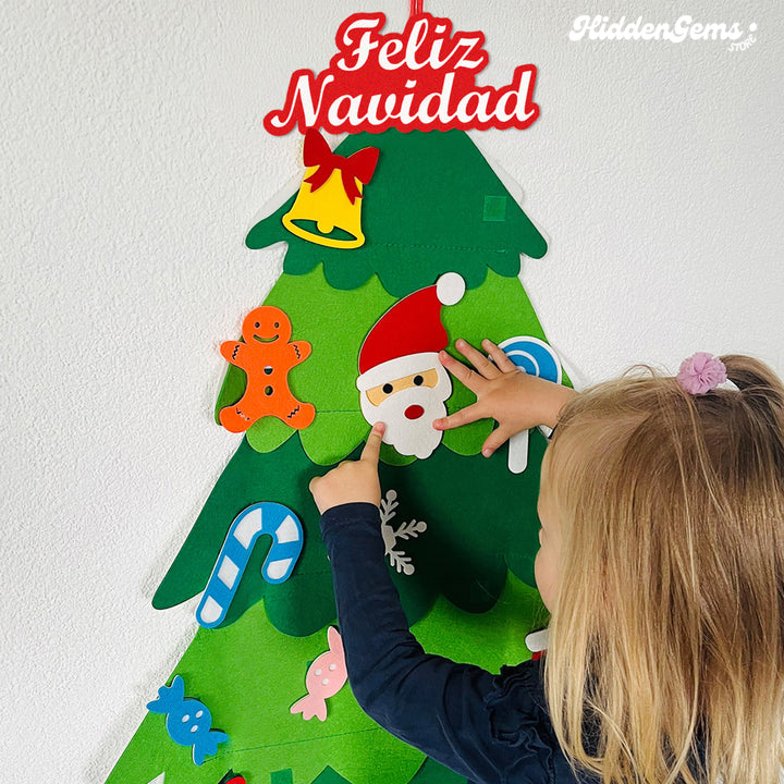 (PROMOCIÓN DE NAVIDAD) ÁRBOL DE NAVIDAD PARA NIÑOS KIDMAS TREE + REGALO MISTERIOSO 🎄🎅🎁