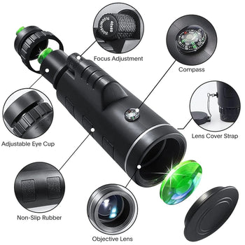 Compra 1 Lleva 2 -  Telescopio Portátil con Visión Nocturna 500x Estrella [PROMOCIÓN DE ANIVERSARIO] 🎁