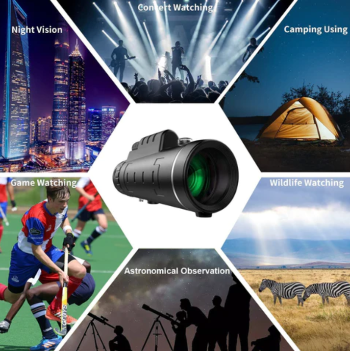 Compra 1 Lleva 2 -  Telescopio Portátil con Visión Nocturna 500x Estrella [PROMOCIÓN DE ANIVERSARIO] 🎁