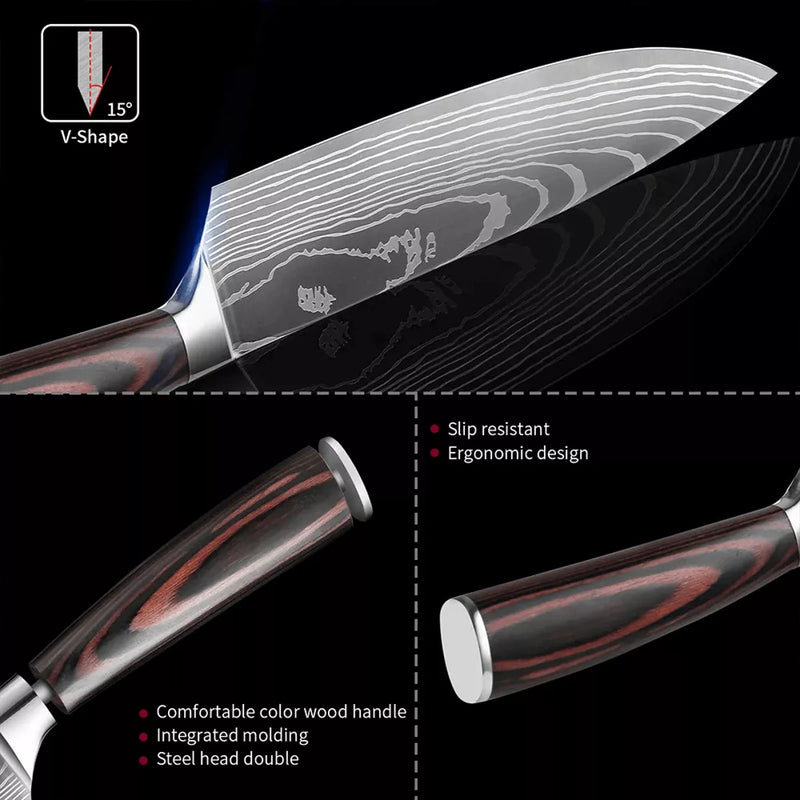 CUCHILLO DE CHEF FORJADO EN ACERO DE ALTA CALIDAD (PRECIO DE COSTE)
