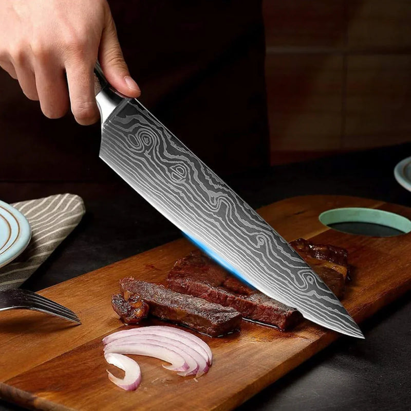 CUCHILLO DE CHEF FORJADO EN ACERO DE ALTA CALIDAD (PRECIO DE COSTE)