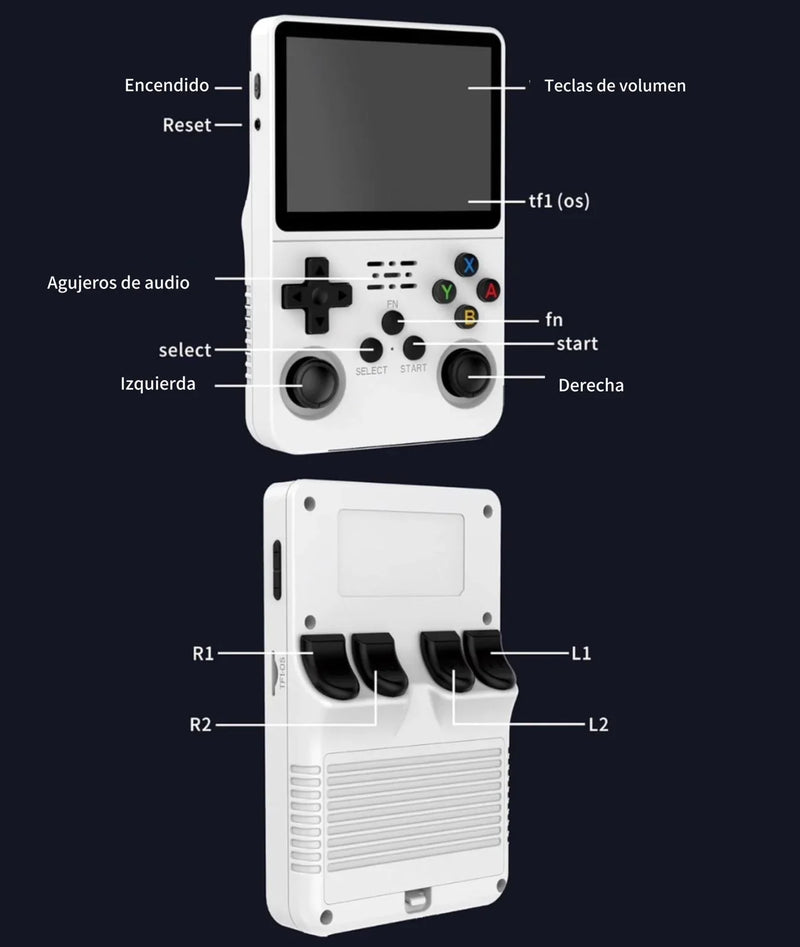 Anbernic™ PLUS Retro Arcade de Bolsillo - Más de 15.000 juegos clásicos