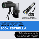 Telescopio Portátil 500x Estrella + Linterna Táctica TitaniumPro de regalo [PROMOCIÓN DE ANIVERSARIO] 🎁