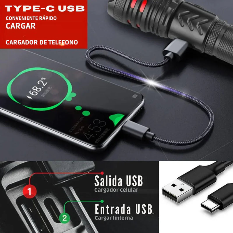 Telescopio Portátil 500x Estrella + Linterna Táctica TitaniumPro de regalo [PROMOCIÓN DE ANIVERSARIO] 🎁