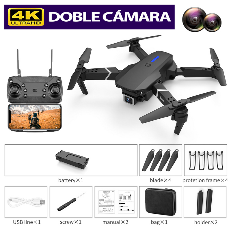 (PROMOCIÓN DE ANIVERSARIO) FlyDrone™ - Dron con cámara Full HD 4K + Envío Gratis 🎁